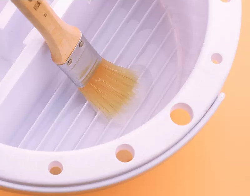 Brush washing bucket